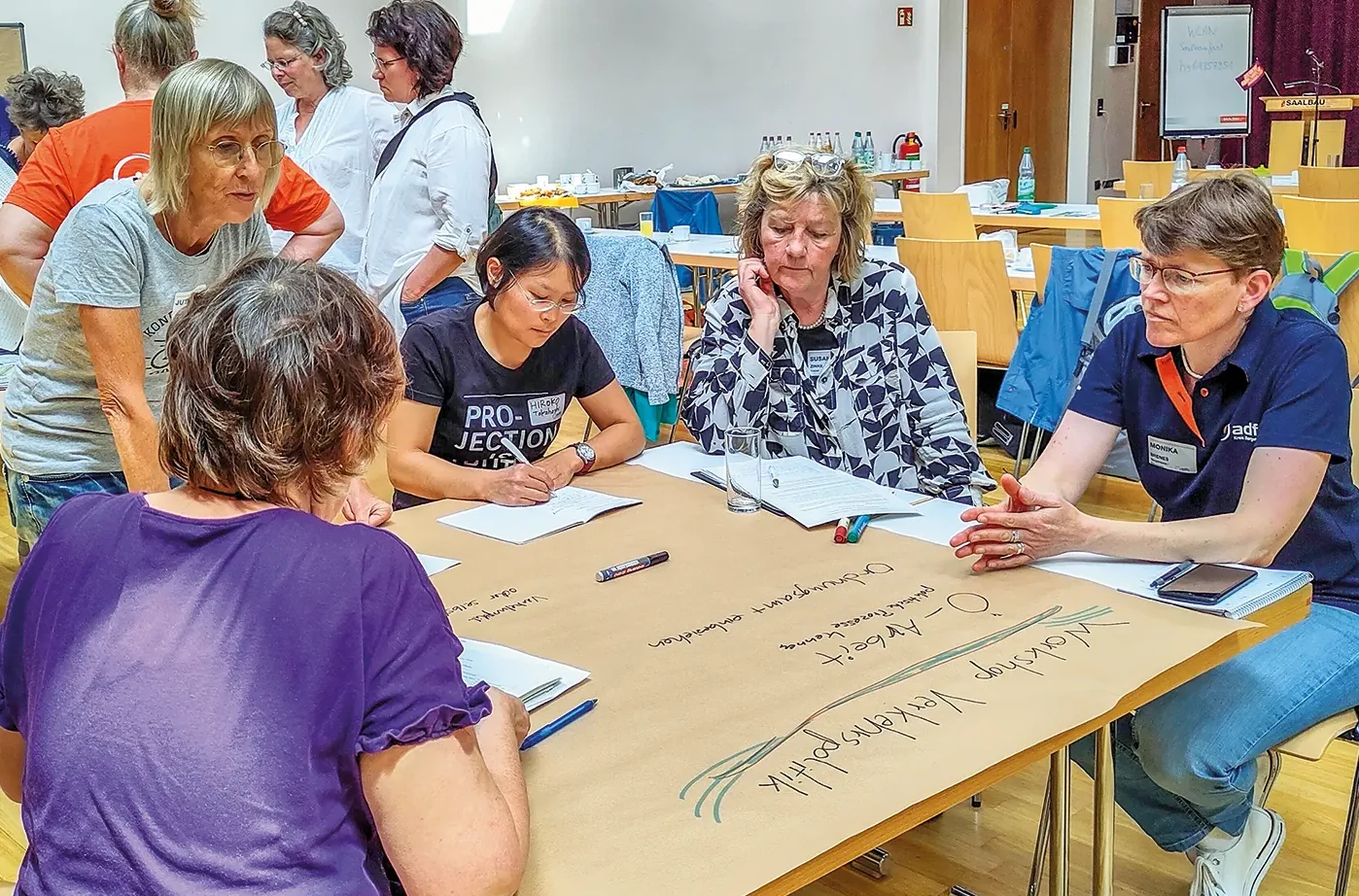 Intensive Workshoparbeit beim ­Frauennetzwerktreffen <br><span class="image-copyright">Vera Dopichaj</span>