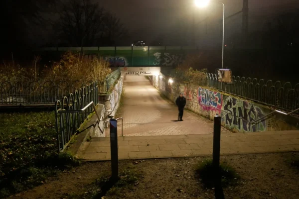 S6: Bockenheim: Unterführung Uni-Sportgelände/Niddapark